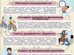 Как сохранить здоровье головного мозга.
