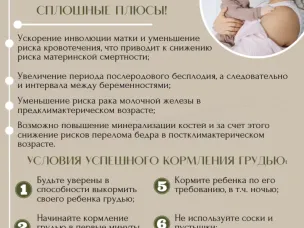 Польза грудного вскармливания для мамы