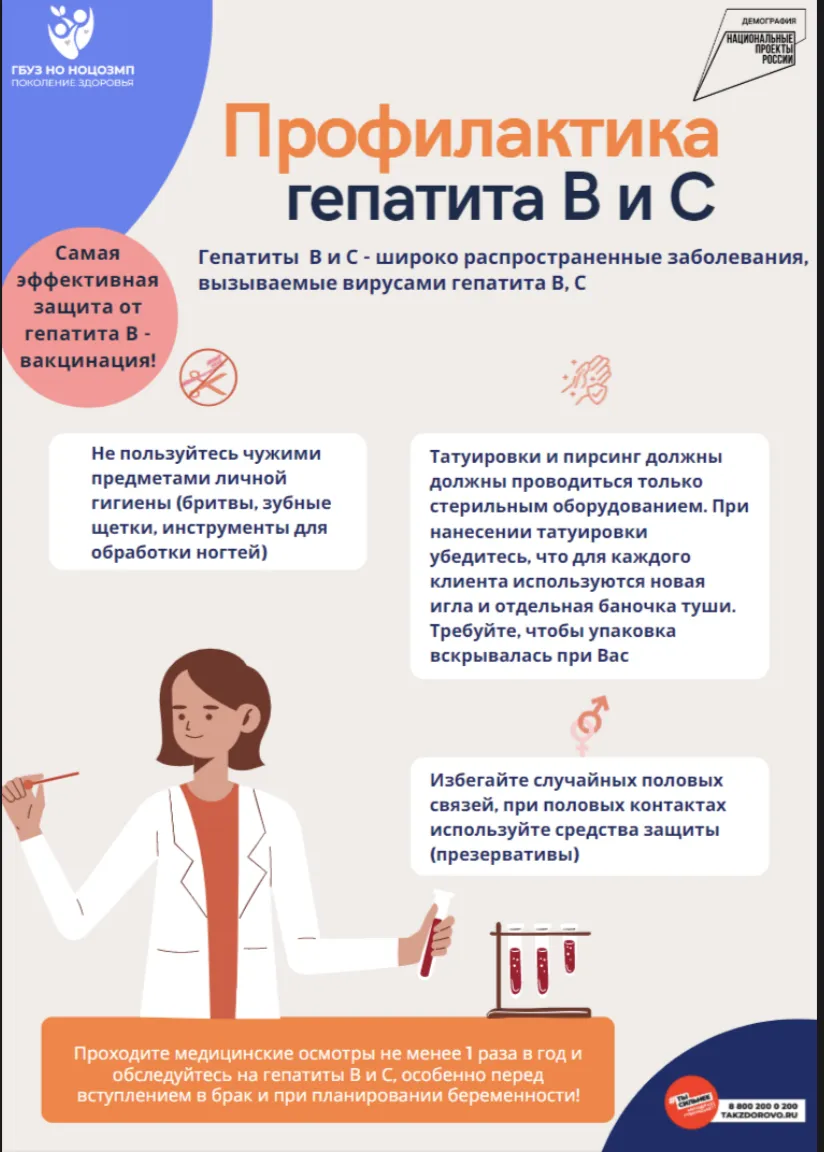 Профилактика гепатита В и С